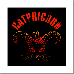 Capricorn The Sea Goat With A Twist Posters and Art